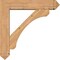 Ekena Millwork Legacy Arts and Crafts Smooth Bracket w/ Offset Brace, Western Red Cedar, 7 1/2"W x 36"D x 36"H BKT0806X36X36LEC03SWR - alternate 2
